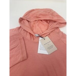 NWT Peter Millar Cannon Popover Garment Dyed Hoodie SSIE Peach XXL $130